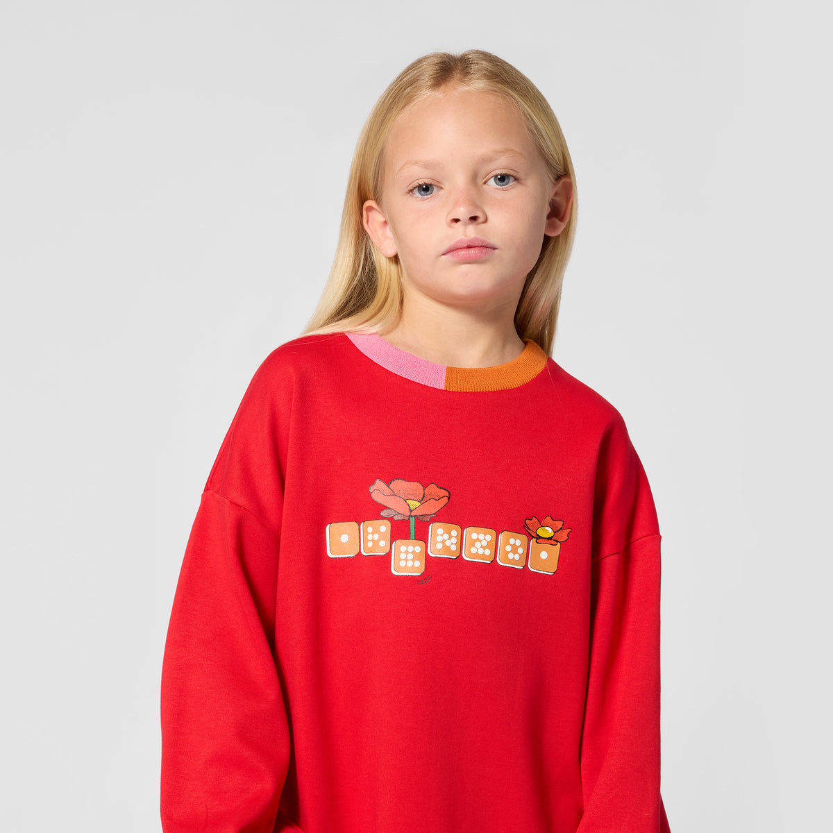 Kenzo kids Sweatshirt - Bright Red - alternate view