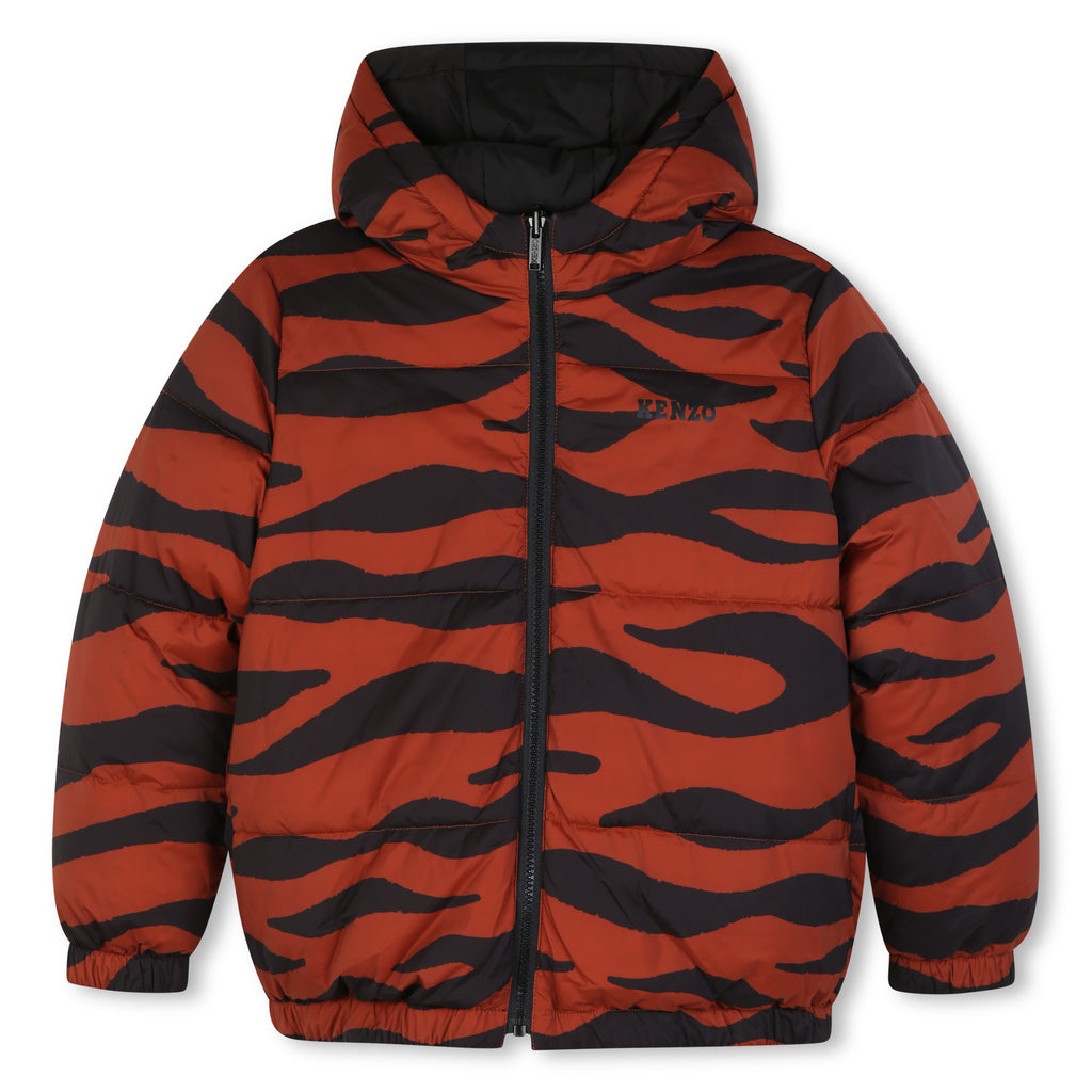 Reversible Hooded Puffer Jacket - Kenzo