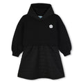 Hooded Dress In Unbrushed Fleece, 2 In 1 Effect - Kenzo