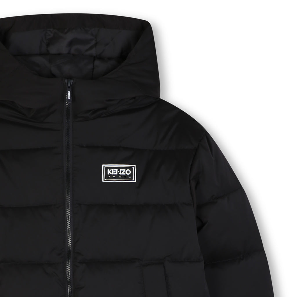 Long Hooded Puffer Jacket - Kenzo