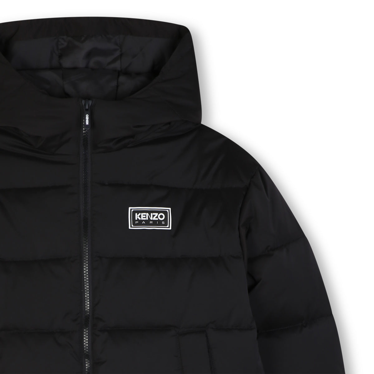 Long Hooded Puffer Jacket - Kenzo