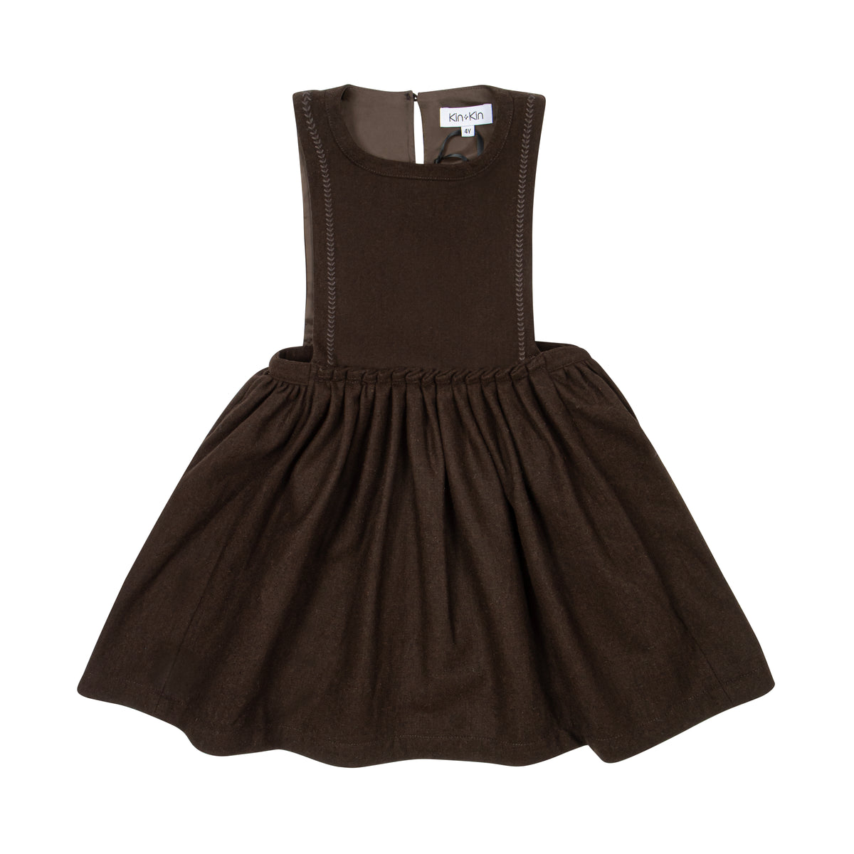 Girls Jumper – Brown - Kin and Kin
