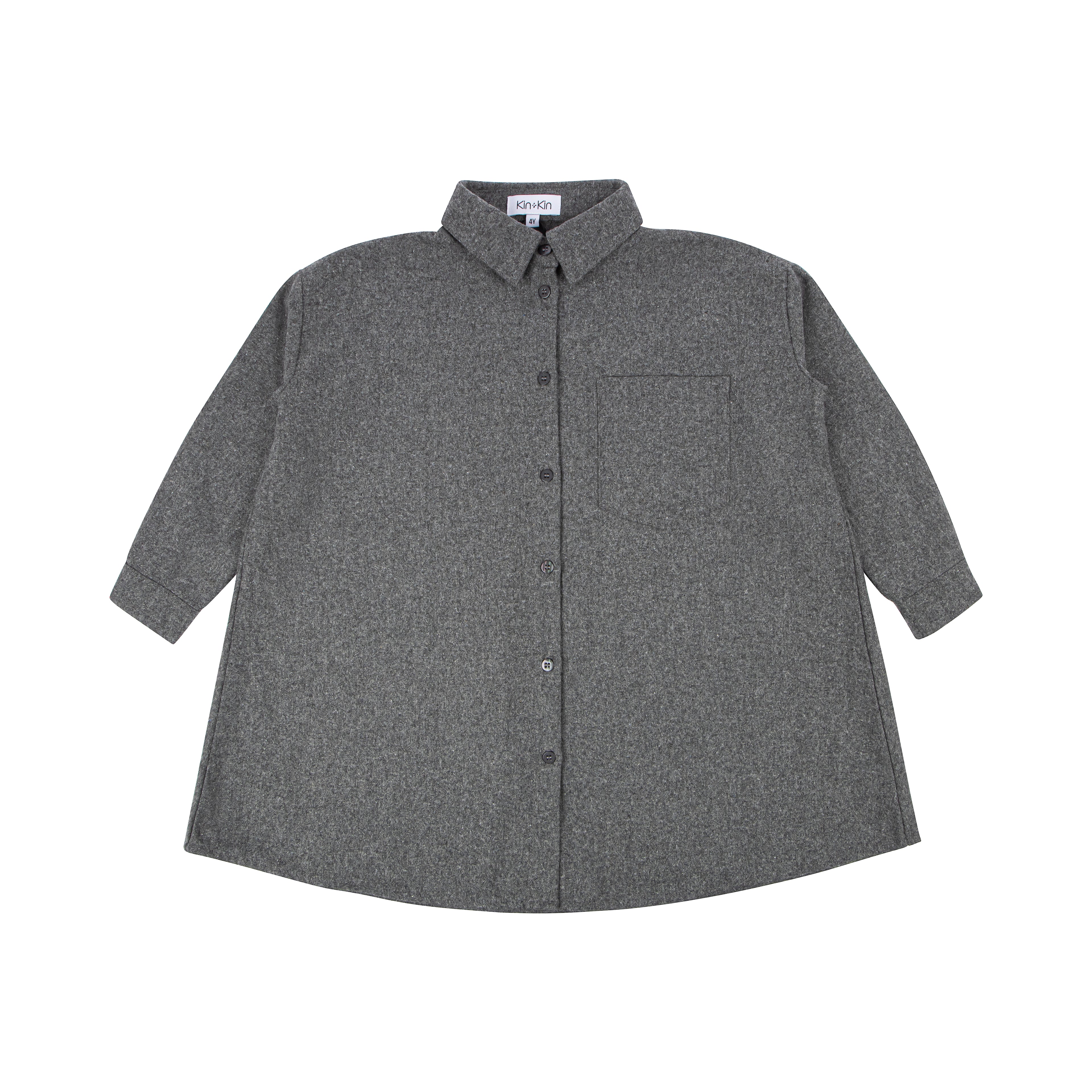 Shirt Dress – Grey