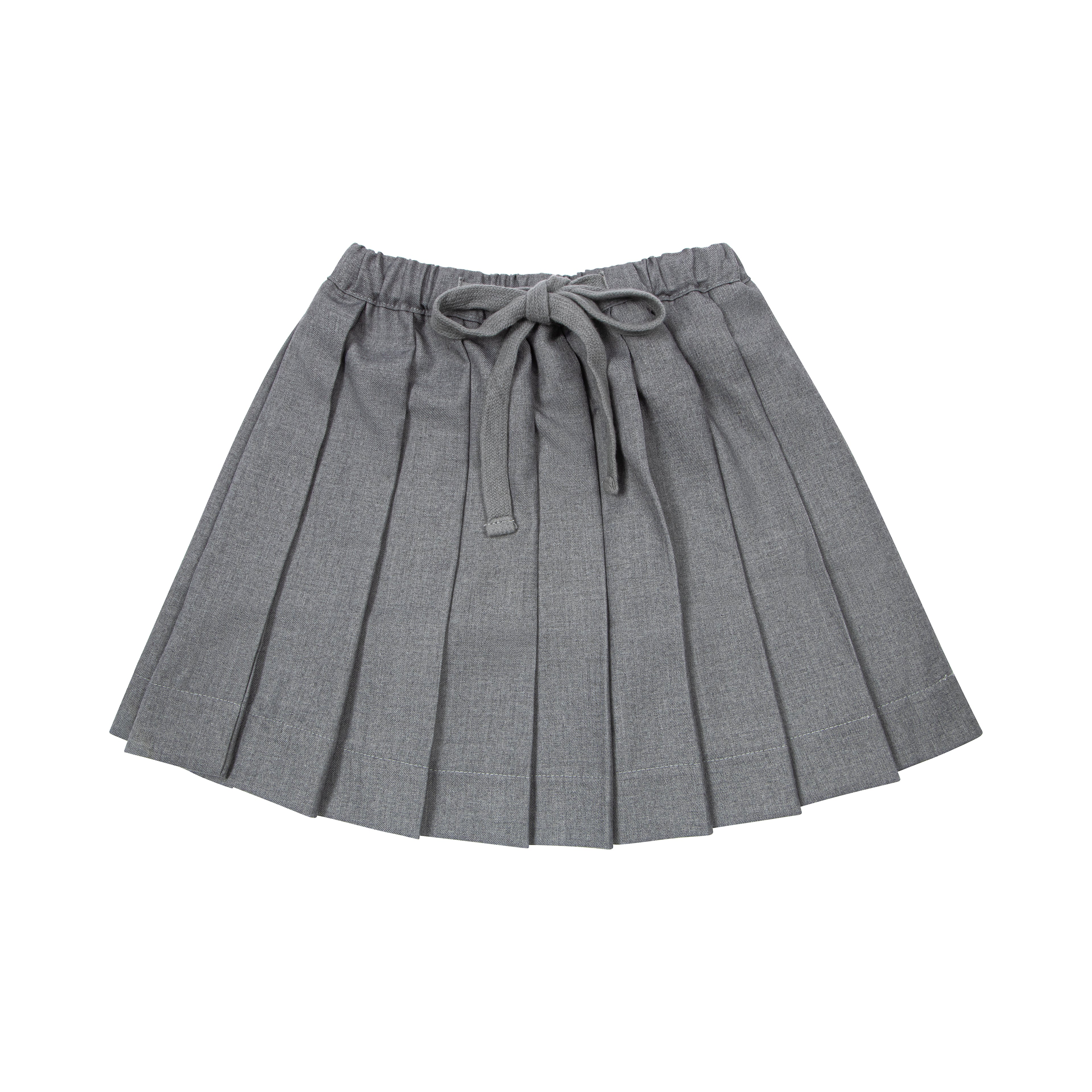 Pleated Skirt – Grey