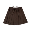 Pleated Skirt – Brown - Kin and Kin