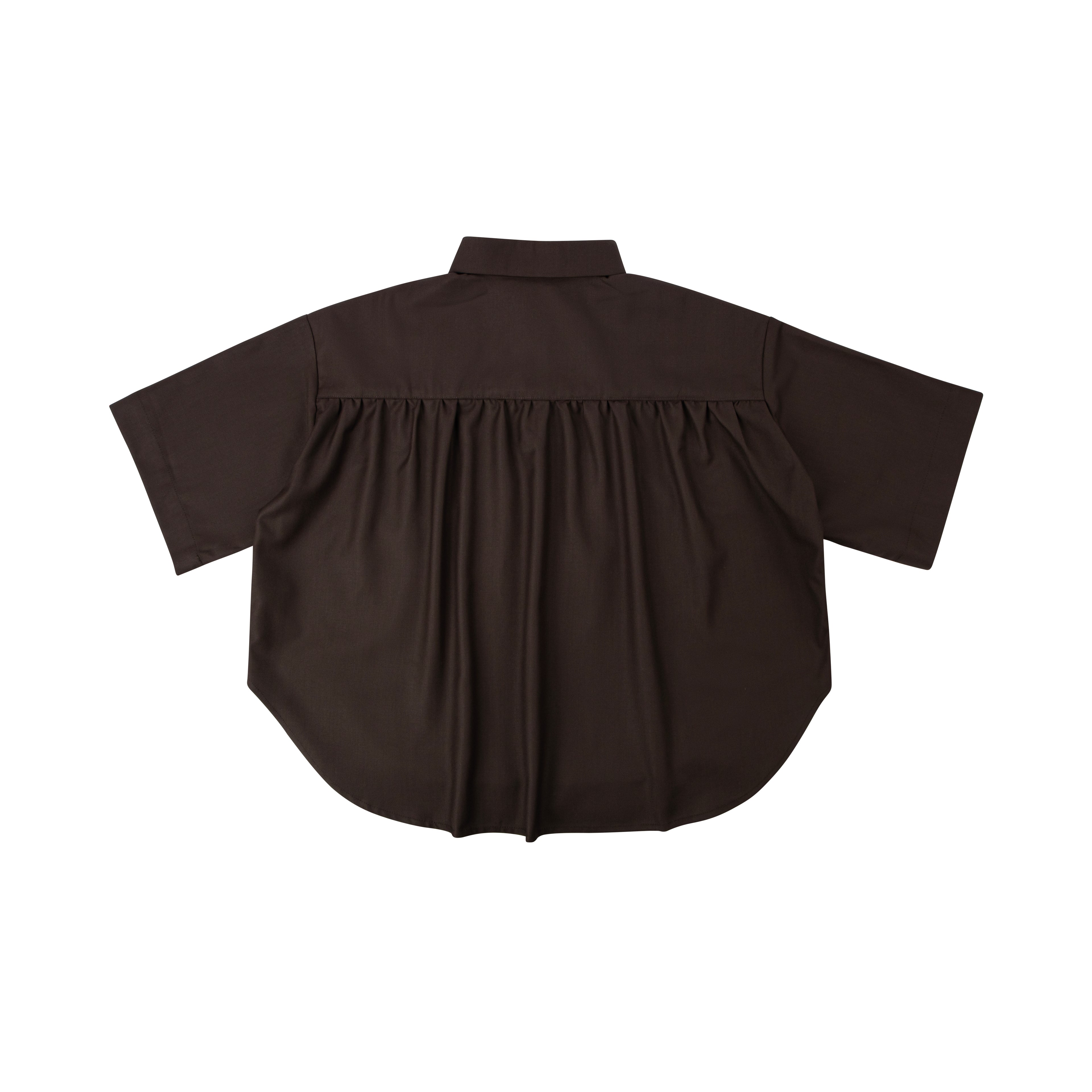 Oversized Shirt – Brown