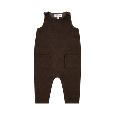 Boy's Long Romper – Brown