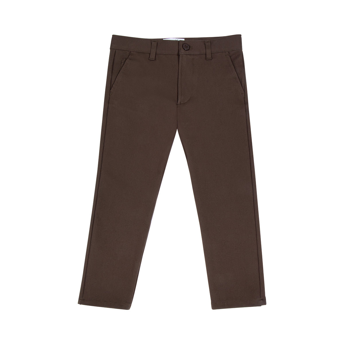 Boy's Stretch Pants – Brown - Kin and Kin
