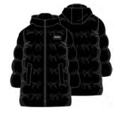 Long Hooded Puffer Jacket