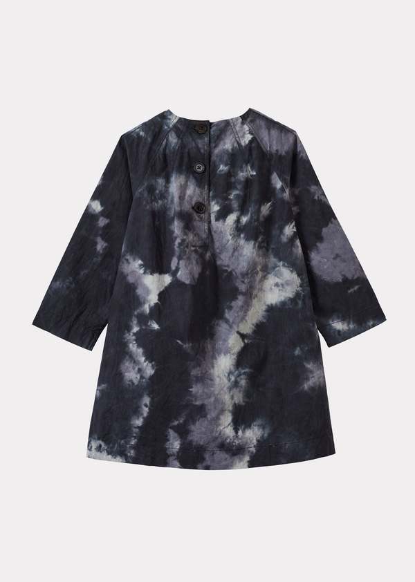 MALIKA CHILD DRESS CHARCOAL