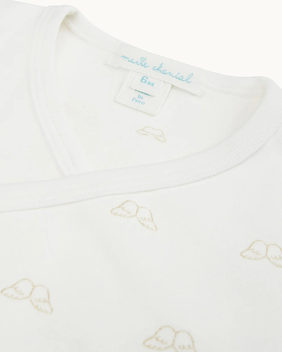 סט 2 חלקים עם הדפס כנפי מלאך של MARIE-CHANTAL NB1702K