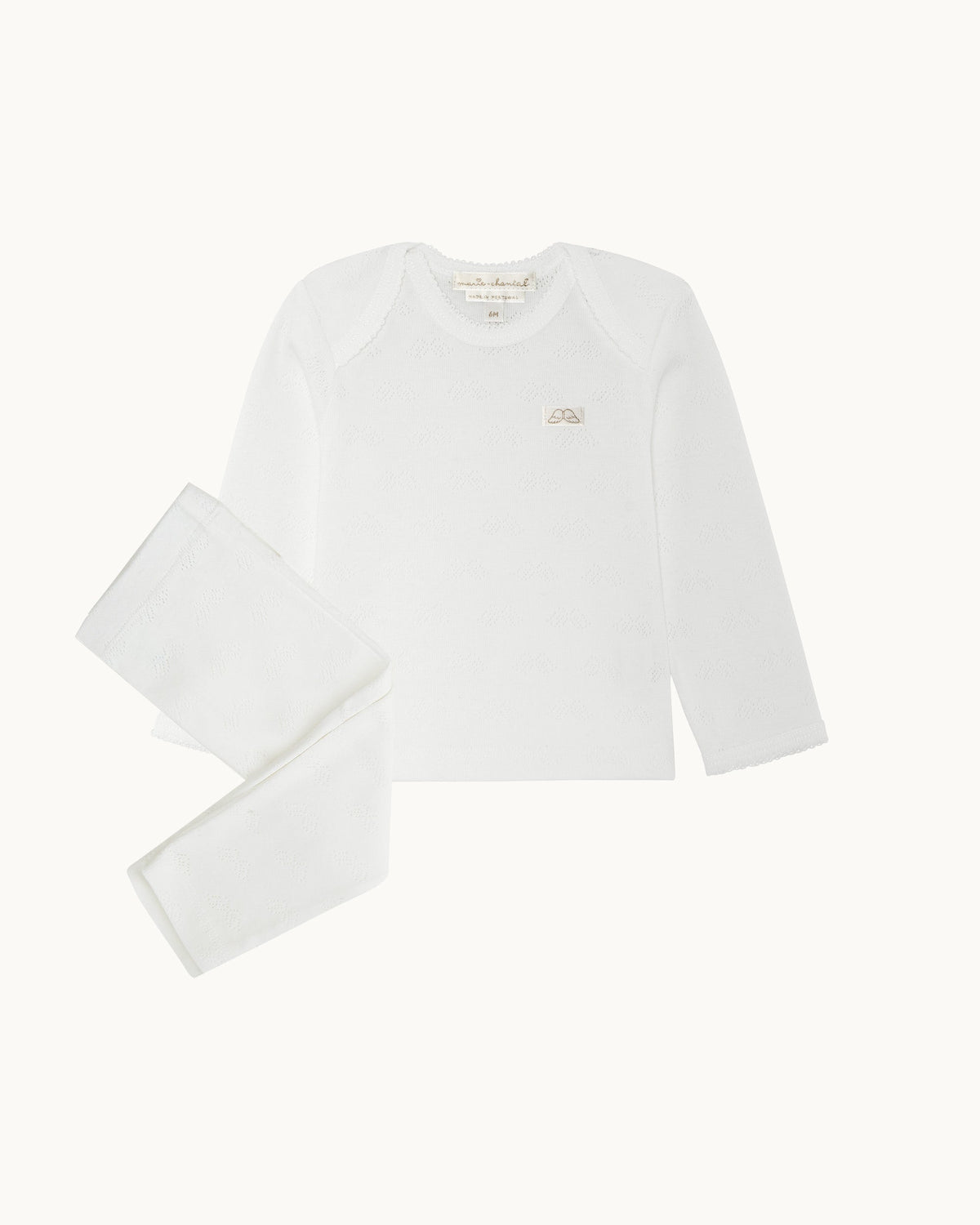 Pointelle Cotton Two Piece Set
