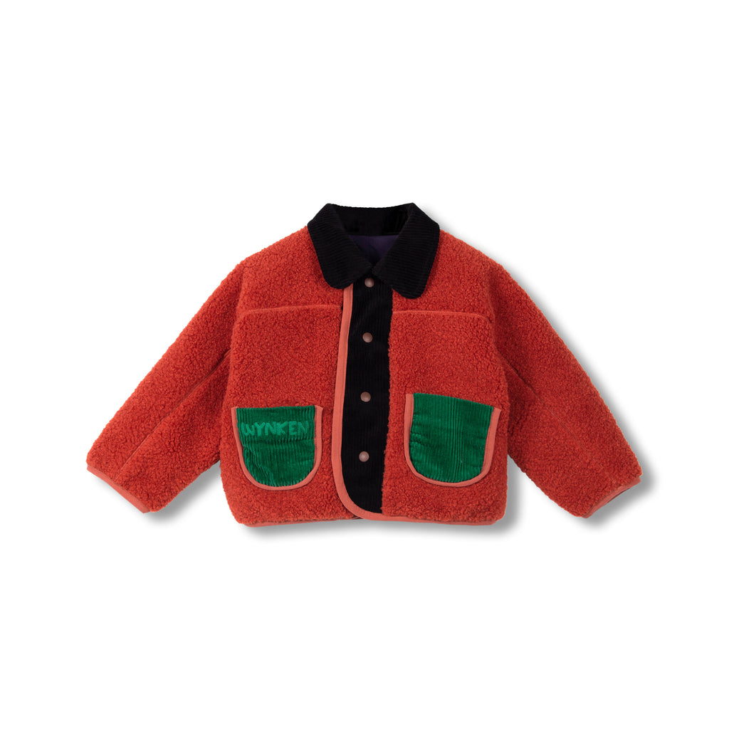 MINI REVERSIBLE JACKET - NAVY RUSTY BEAR