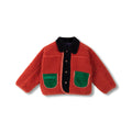 MINI REVERSIBLE JACKET - NAVY RUSTY BEAR