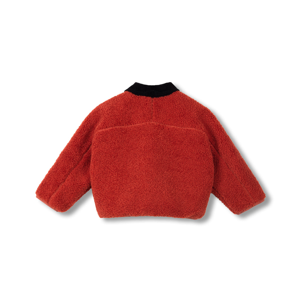 MINI REVERSIBLE JACKET - NAVY RUSTY BEAR