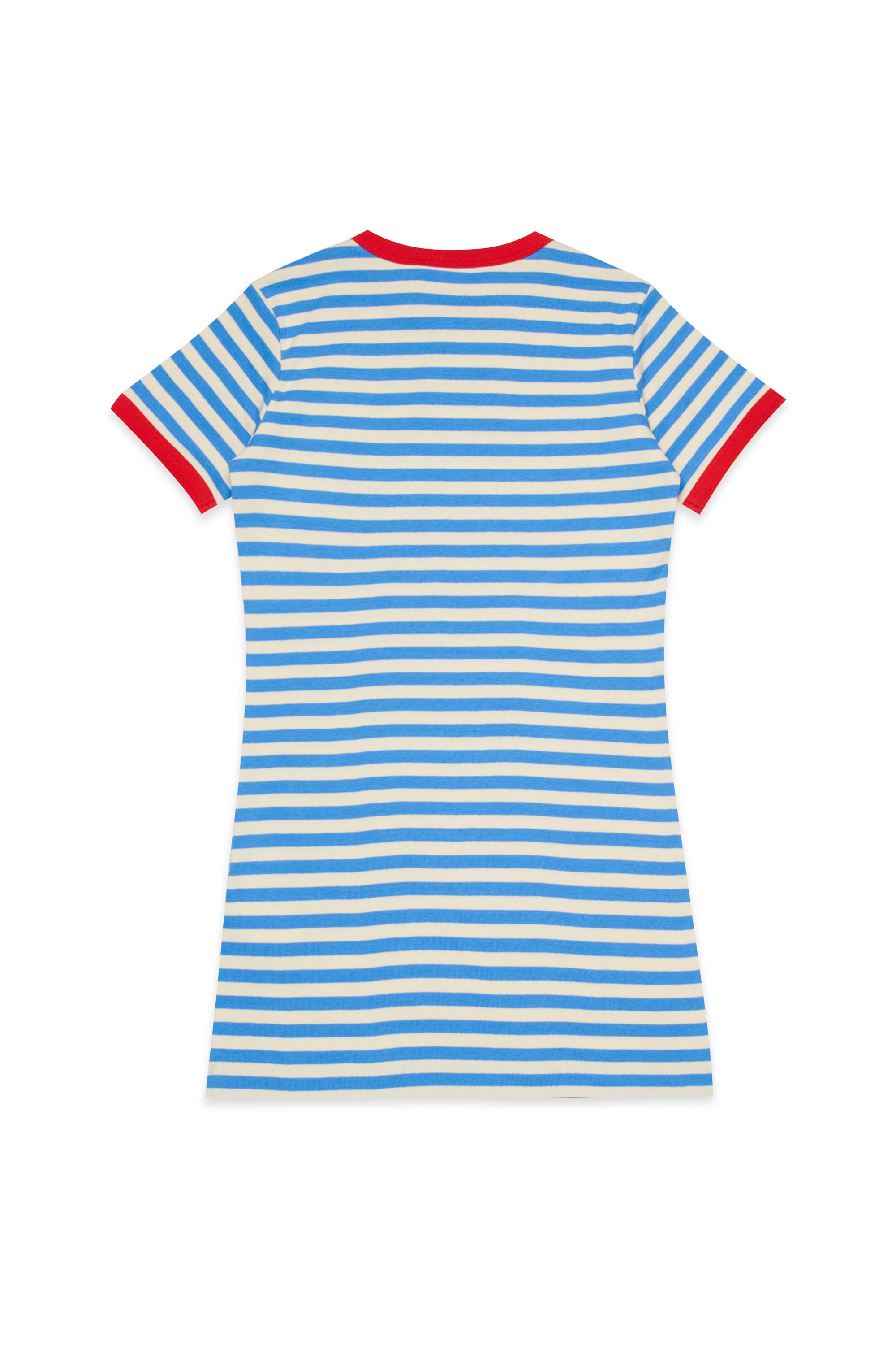STRIPED JERSEY DRESS WITH SMALL LOGO