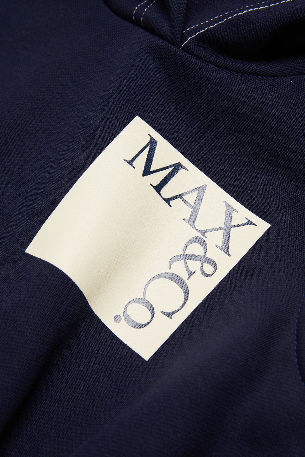 SLVLSS HOODED SWEAT DRESS WITH LOGO