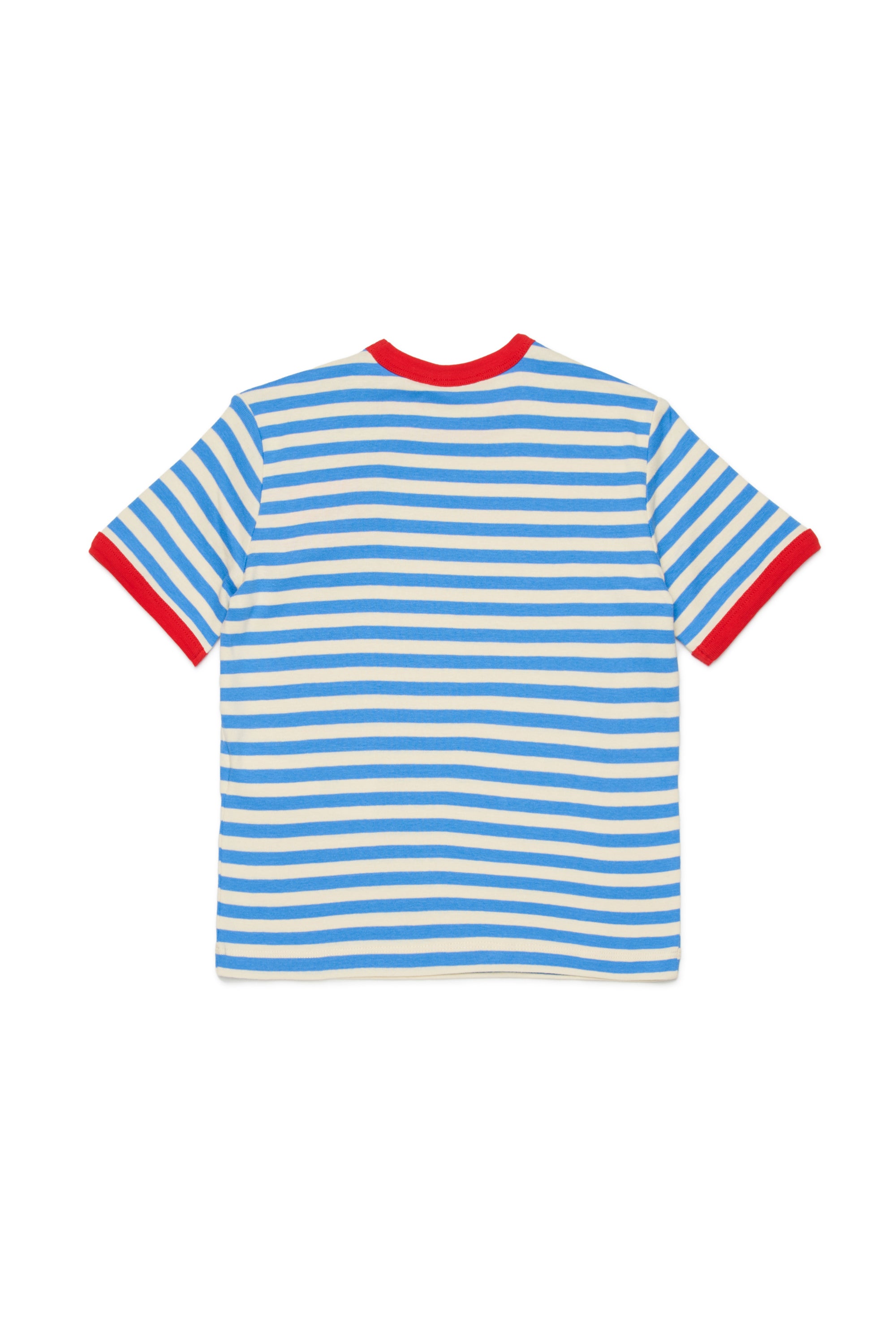 STRIPED TEE WITH LOGO