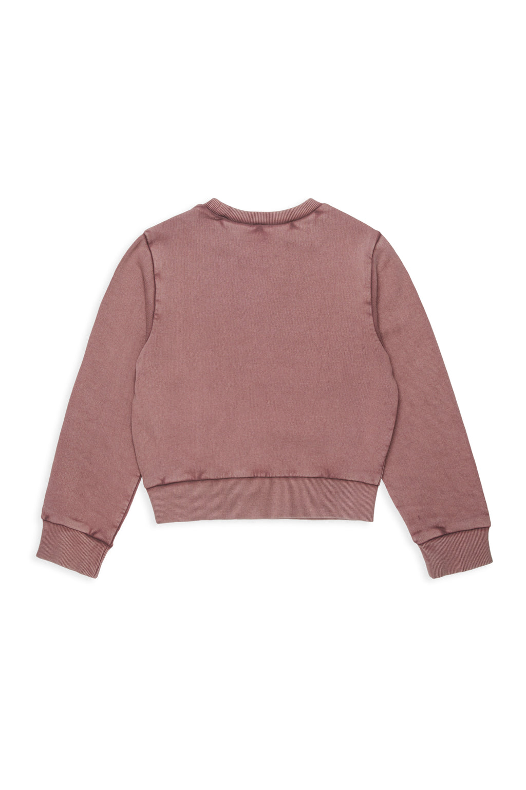 ACID WASHED SWEATSHIRT WITH MONOGRAM LOGO