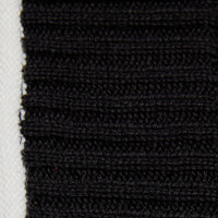 RIBBED TURTLENECK WITH CONTRAST STITCHING