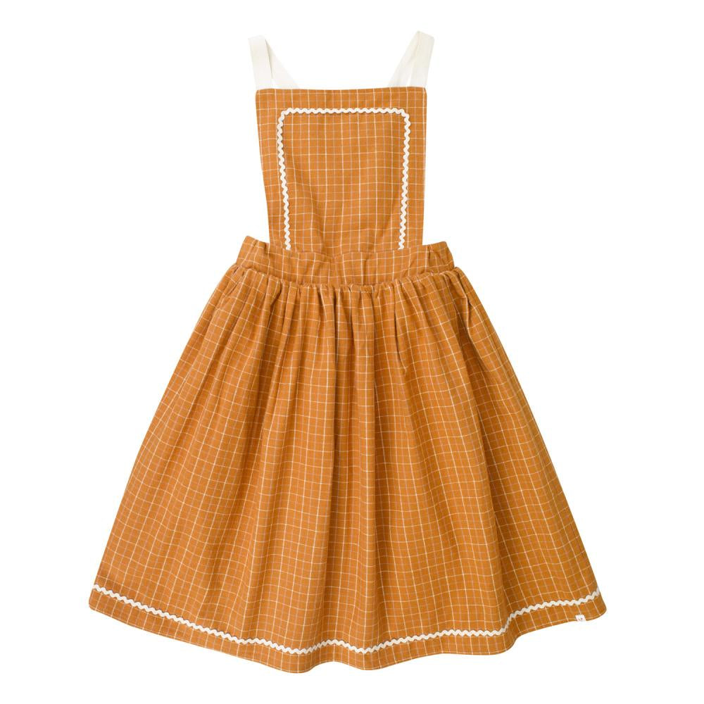 Mimi Amber Checks Midi Dress