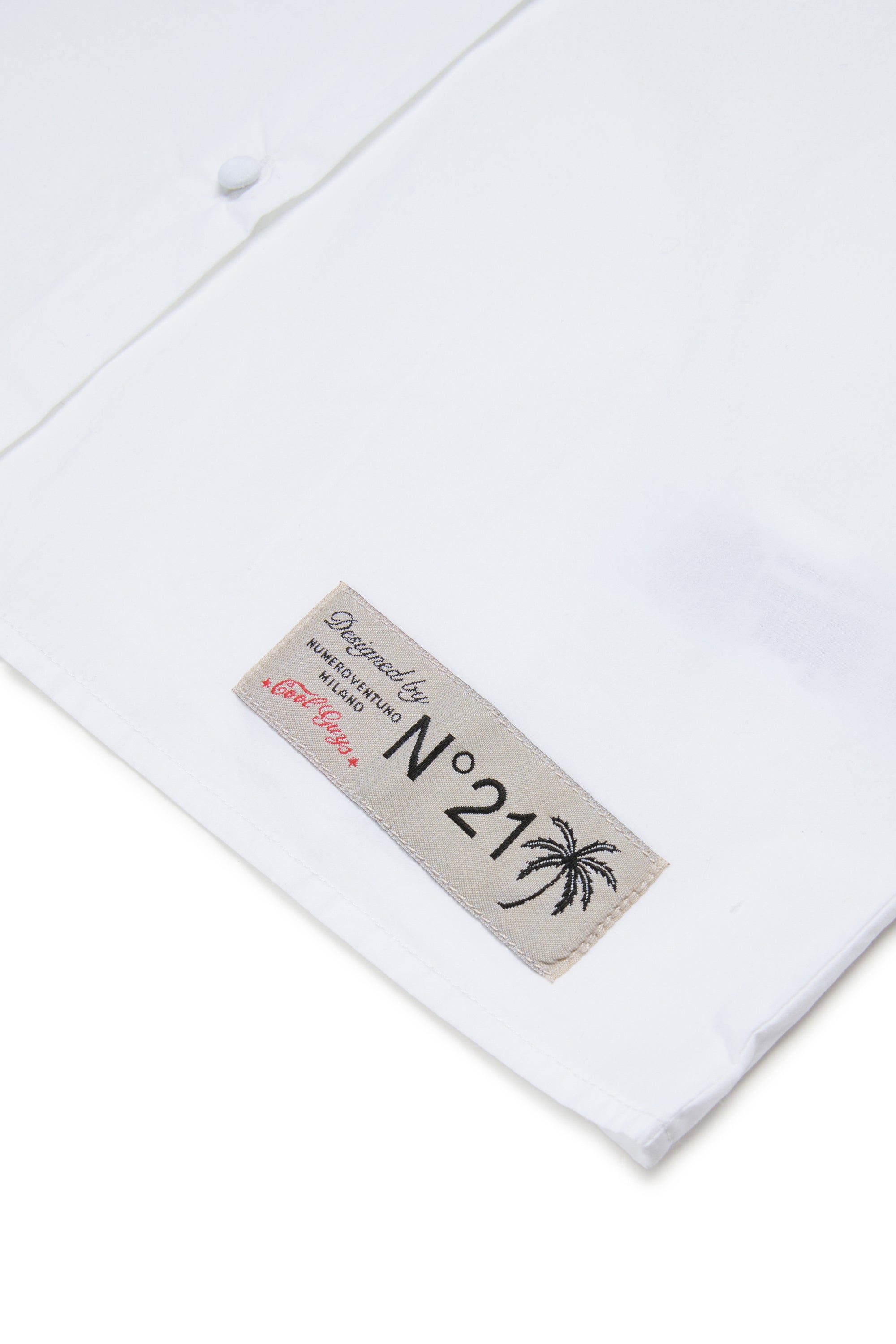 N21 SLVLESS BUTTON UP SHIRT W/ JEWEL COLLAR