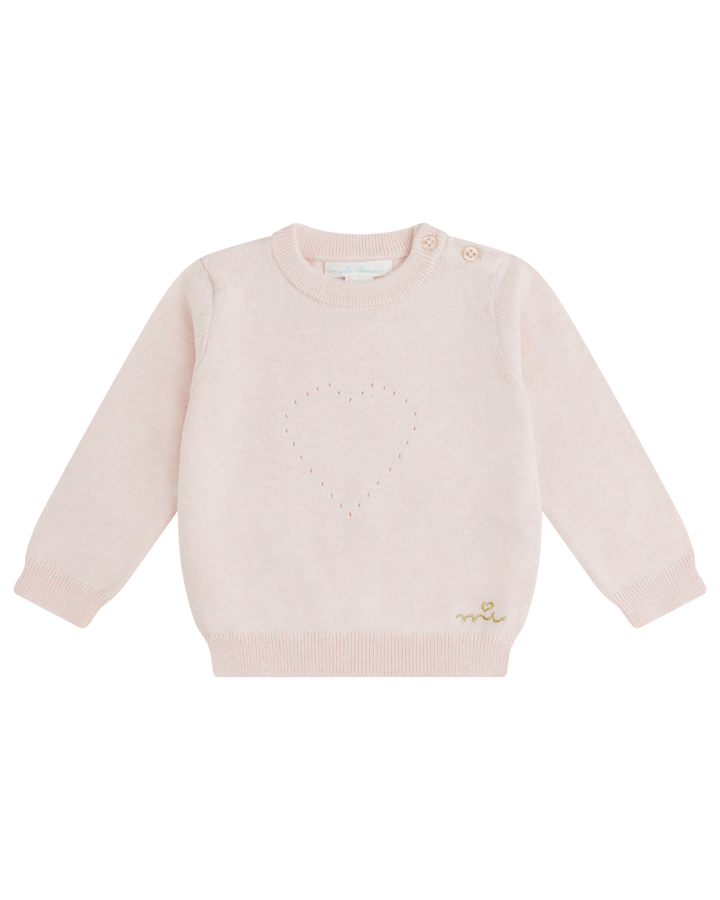 Pointelle Heart Crawler Set