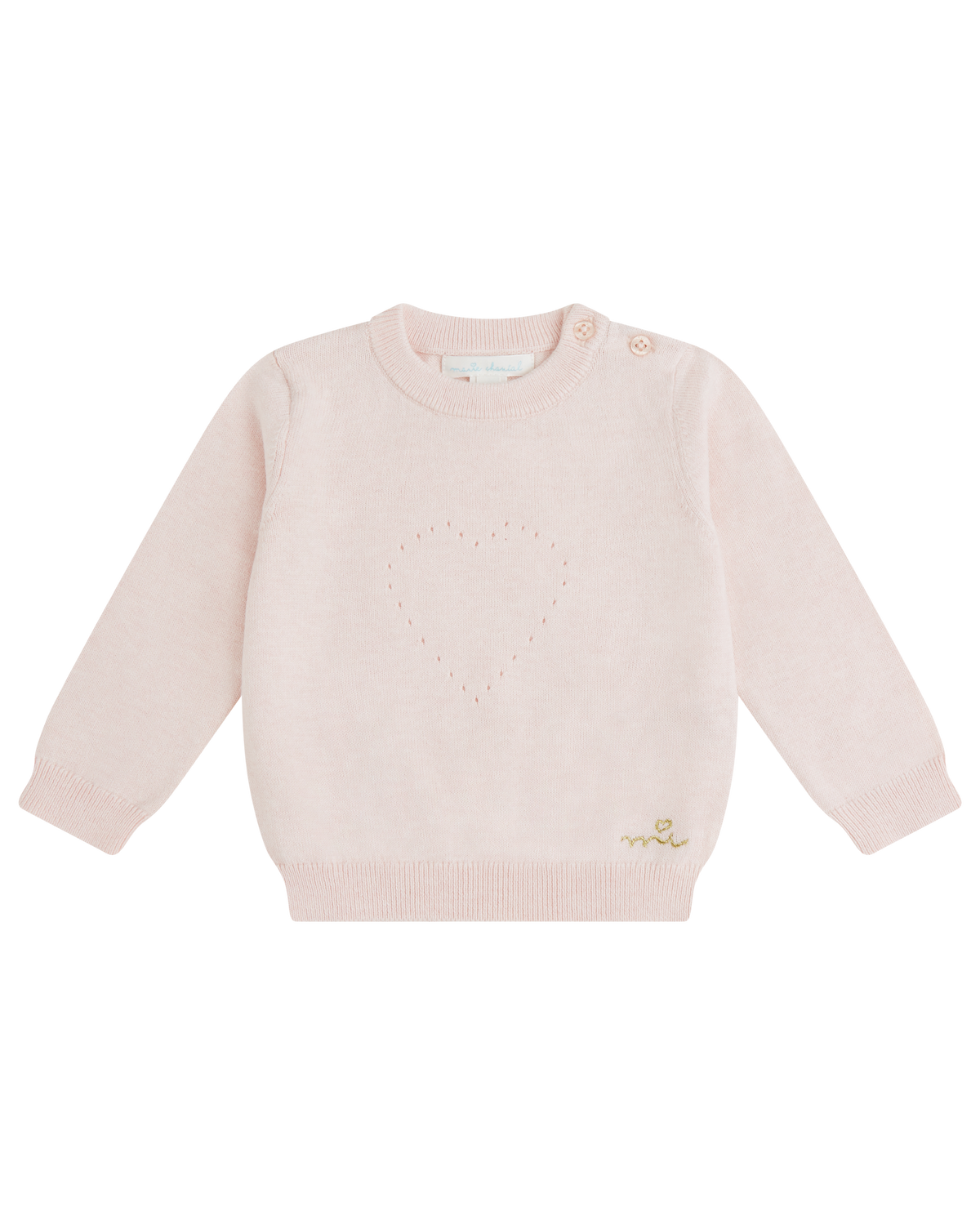 Pointelle Heart Crawler Set