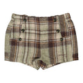 Brown Plaid Shorts