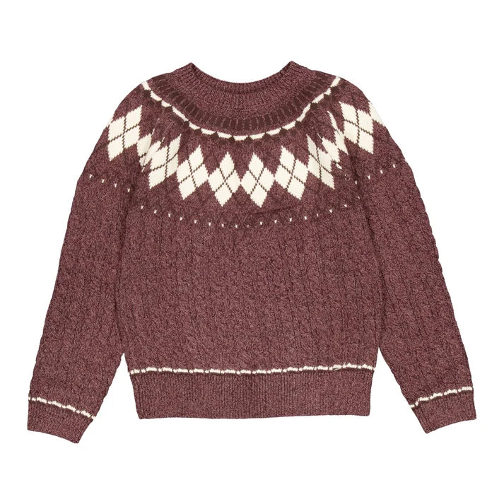 Brown Fairisle Sweater