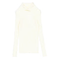 Clubhouse Cream Fold Over Turtleneck