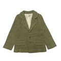 Olive Plaid Wool Jacket - 1984