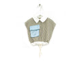 KHAKI STRIPES BLOUSE
