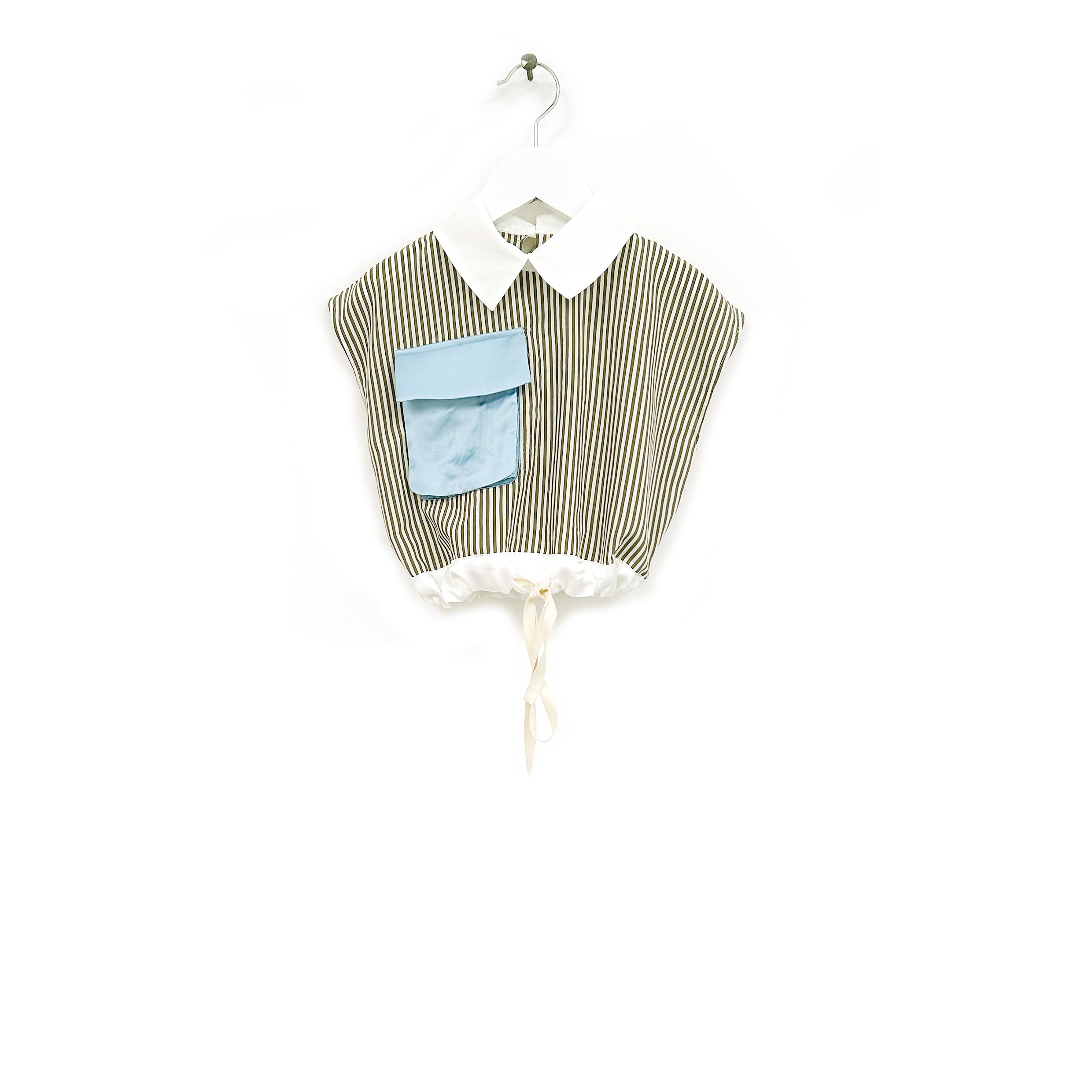 KHAKI STRIPES BLOUSE