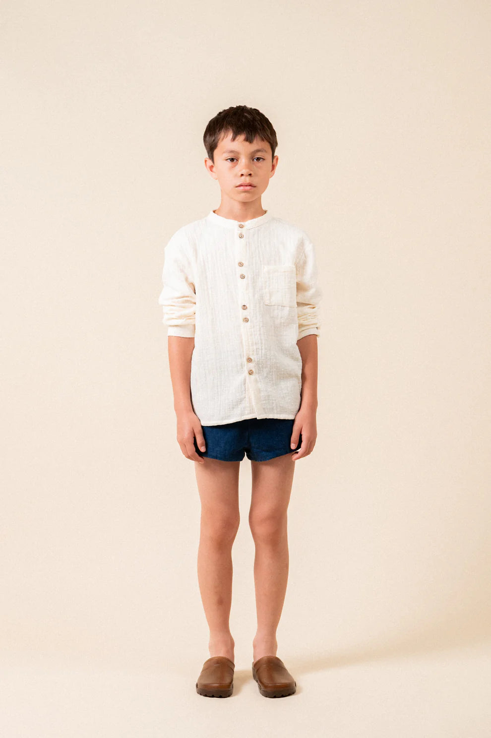 Plumetis mao shirt boy