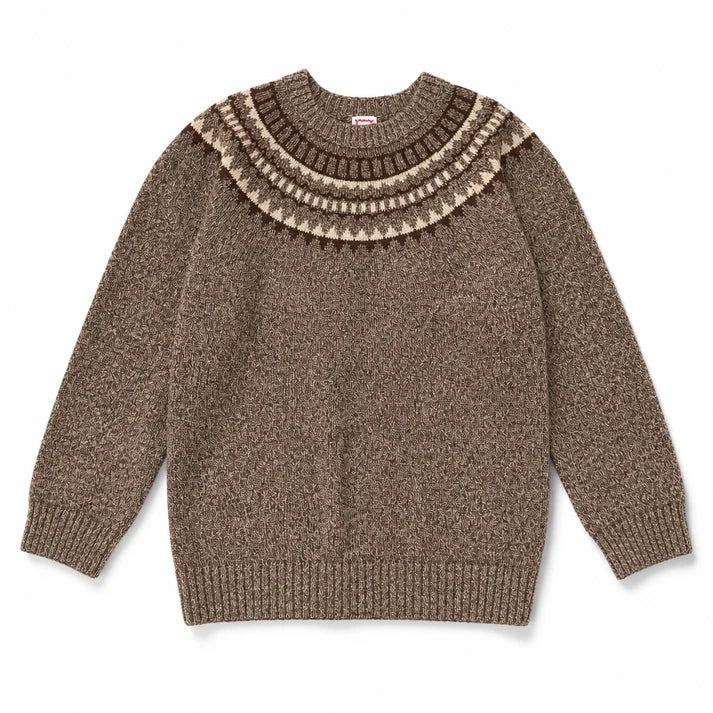 Brown Fairisle Sweater