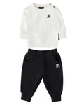 Sweatshirt/Set - O-Wht/Blk