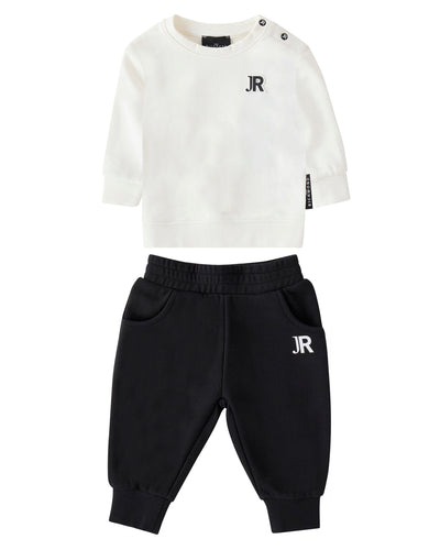 Sweatshirt/Set - O-Wht/Blk