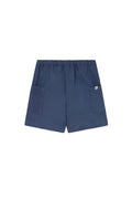 cotton linen bermuda shorts navy