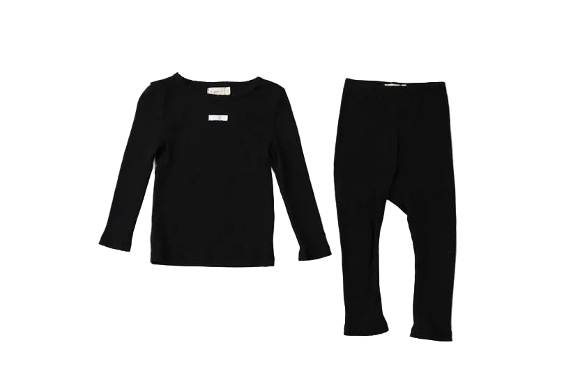 Pointelle Night set with Button