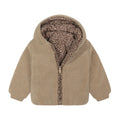 Teddy Bomber - Beige/Leopard