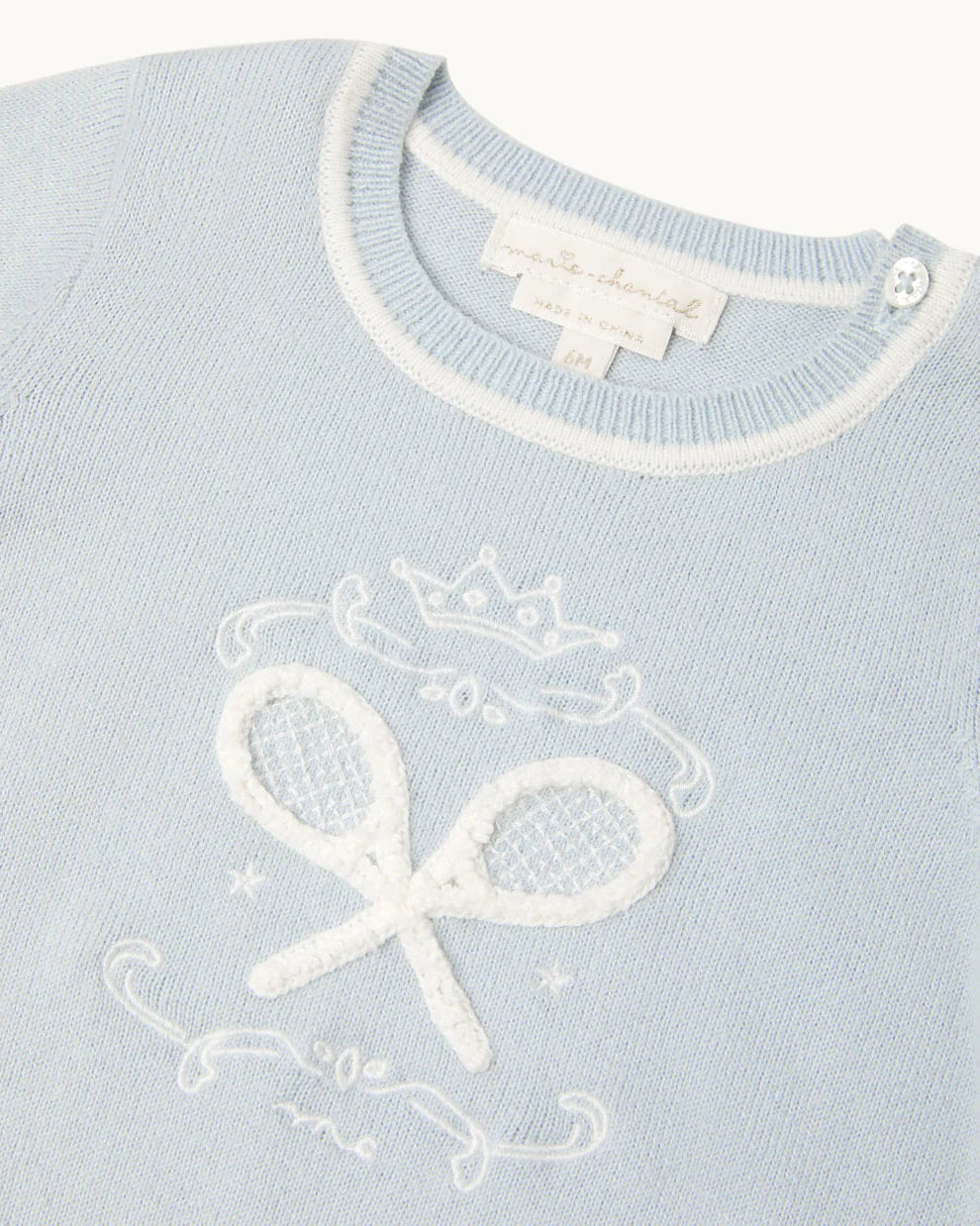 CAMILLE TENNIS JUMPER BLUE