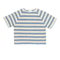 Water Blue Off White Stripe To T-Shirt