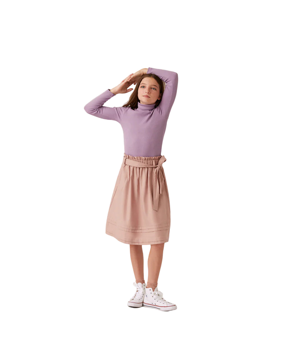 The Sunday Collective Organic Rose Midi Skirt