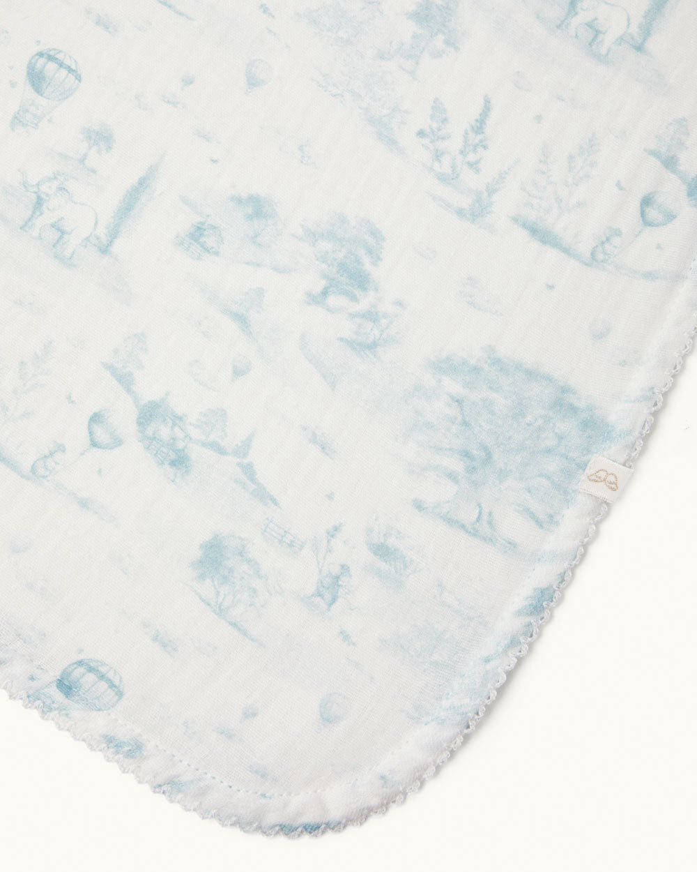 Baker Toile de Jouy Muslin Set - Blue