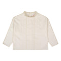 Yasmin Ecru Shirt with lace details