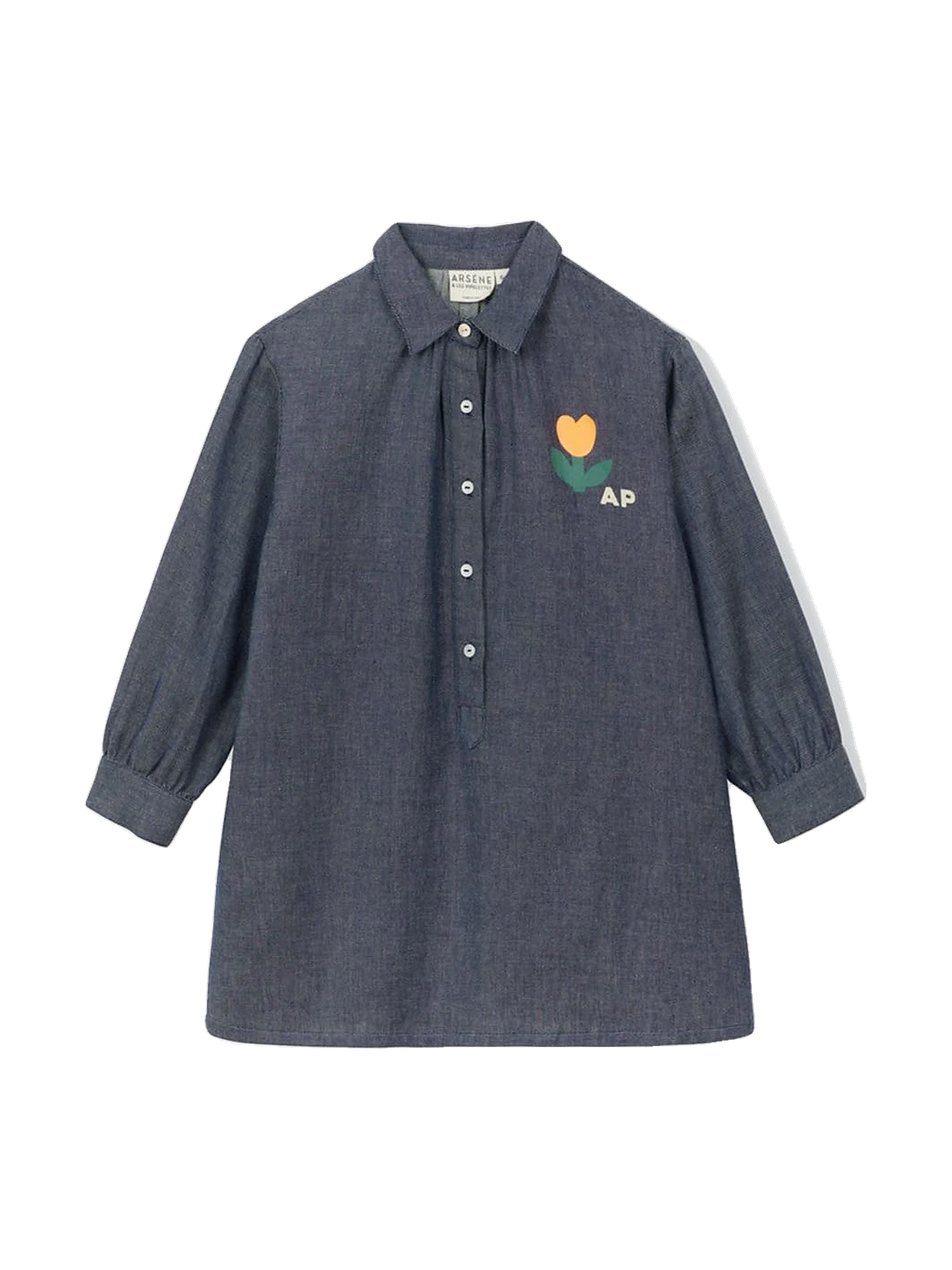 Arsène et les Pipelettes kids Denim Dress