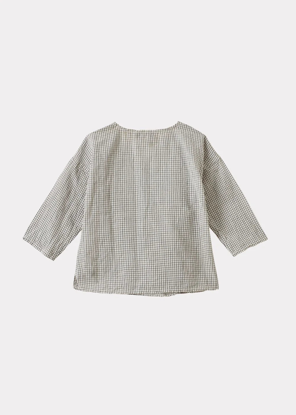 ACORUS BABY TOP AND TROUSERS SET - BLACK CHECK