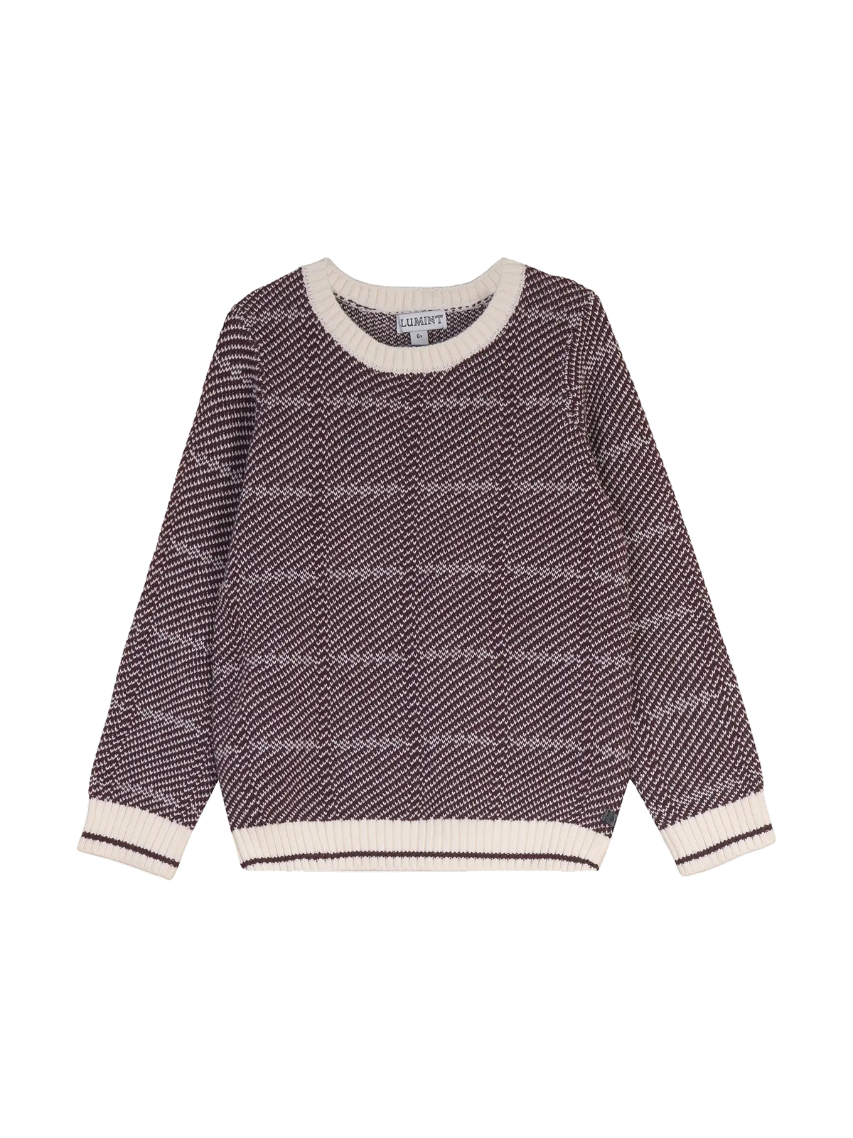 Blumint kids Chevron Knit Sweater - Burgundy
