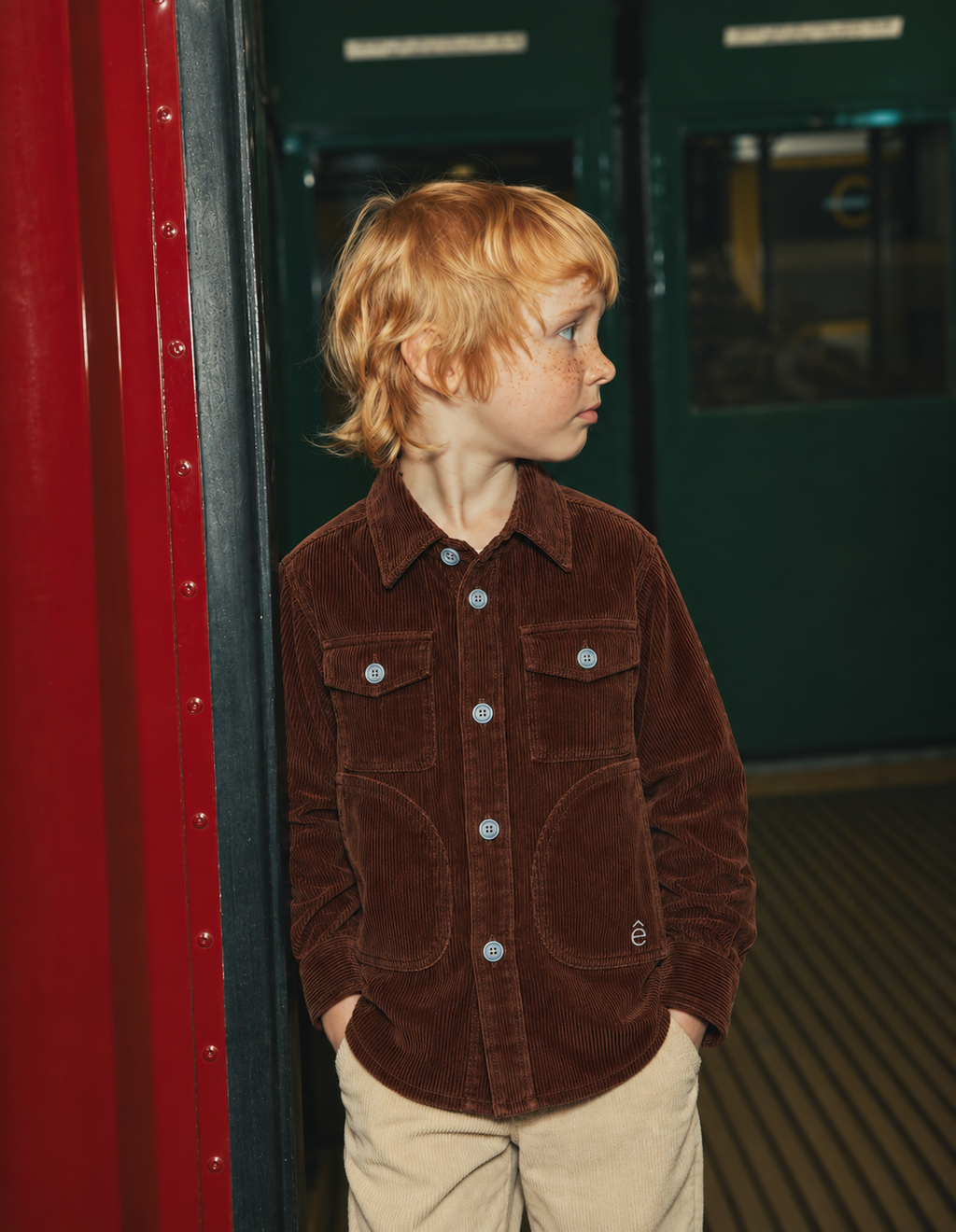 Brown Corduroy Shirt